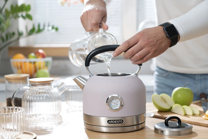 Електрочайник Ardesto EKL-F500L, 1.7л, метал, мат, Otter, ліловий (00109444) - изображение 5
