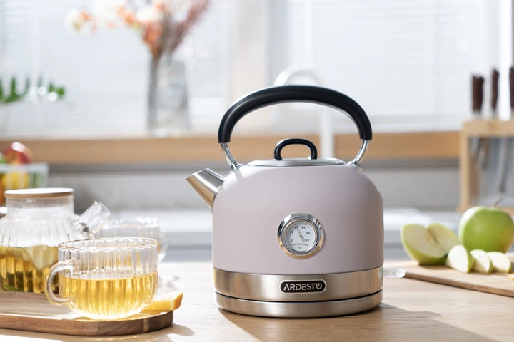Електрочайник Ardesto EKL-F500L, 1.7л, метал, мат, Otter, ліловий (00109444) - изображение 10