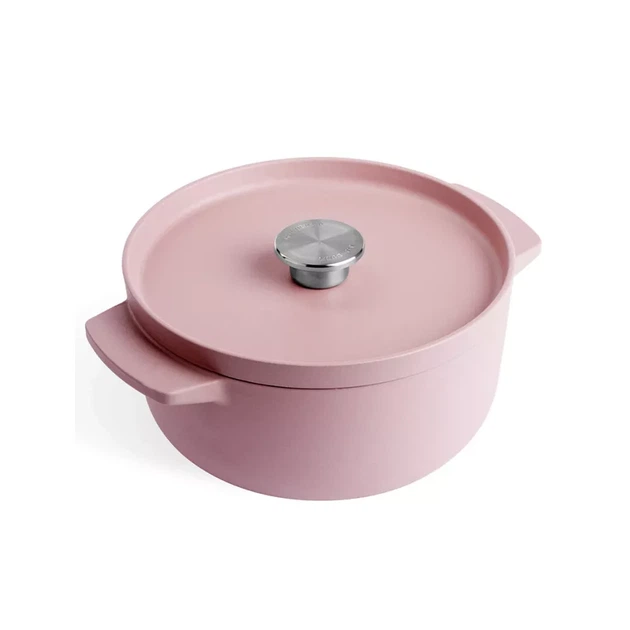 Каструля KitchenAid чавунна 3,3 л 22 см CC007430-001 суха троянда (00128320) - Фото 1 Каструля KitchenAid чавунна 3,3 л 22 см CC007430-001 суха троянда (00128320) - зображення 1
