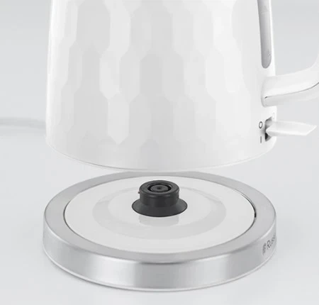 Електрочайник Russell Hobbs Honeycomb 1.7л, пластик, білий (00109395) - изображение 5