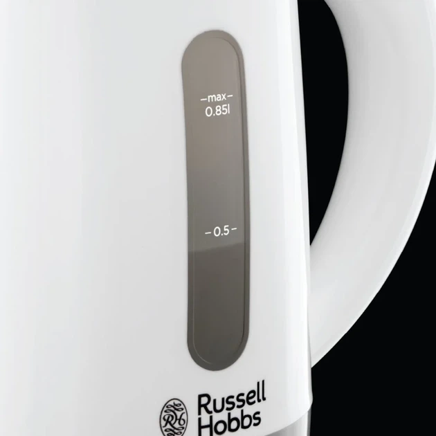 Електрочайник Russell Hobbs Travel 0.85л, пластик, білий (00109382) - Фото 2 Електрочайник Russell Hobbs Travel 0.85л, пластик, білий (00109382) - изображение 2