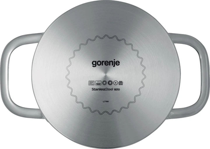 Набір посуду Gorenje ETERNAL нержавіюча сталь 1,6 л 16 см CW09ES (00114279) - зображення 2