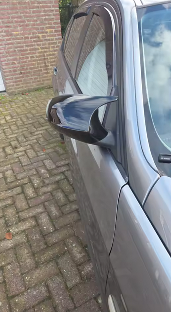 Накладки на дзеркала M-Style BMW E81 E82 E87 E88 E90 E91 E92 E93 дорест чорний глянець ABS - зображення 9