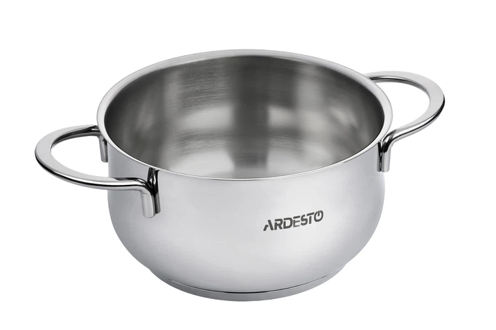 Каструля Ardesto Black Mars зі скляною кришкою нержавіюча сталь 3л 20см AR0730S чорна (00107428) - Фото 3 Каструля Ardesto Black Mars зі скляною кришкою нержавіюча сталь 3л 20см AR0730S чорна (00107428) - изображение 3