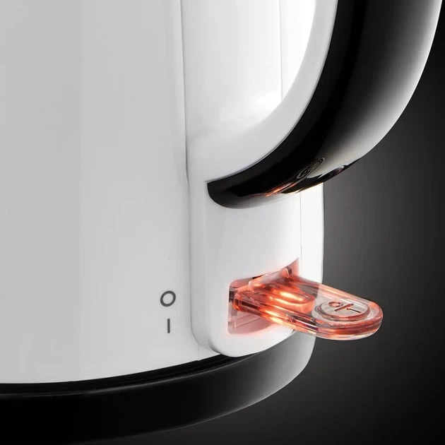 Електрочайник Russell Hobbs My Breakfast 1.7л, пластик, біло-чорний (00109393) - изображение 5