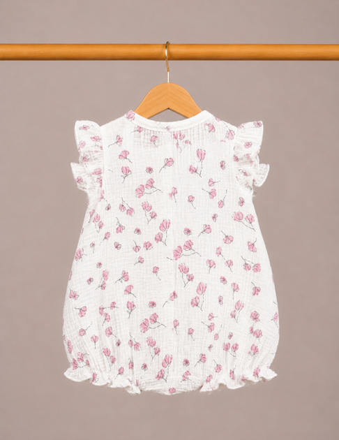 Песочник для девочки SMIL 111308-1 Рисунок розовые цветы р.62 - Фото 2 Песочник для девочки SMIL 111308-1 Рисунок розовые цветы р.62 - изображение 2