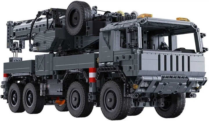 Кран-грузовик на радиоуправлении || CaDA C61507W || 2686 деталей - изображение 4