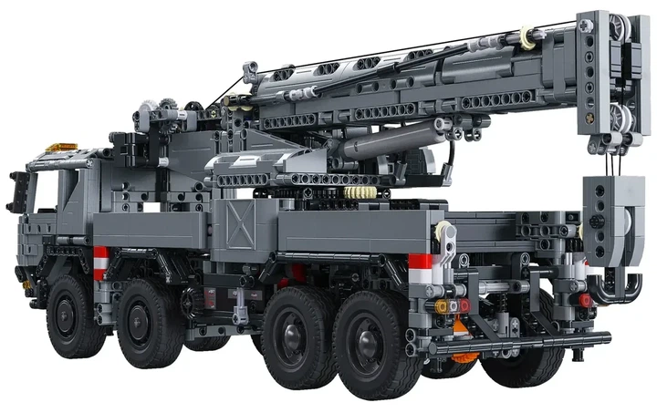 Кран-грузовик на радиоуправлении || CaDA C61507W || 2686 деталей - изображение 5
