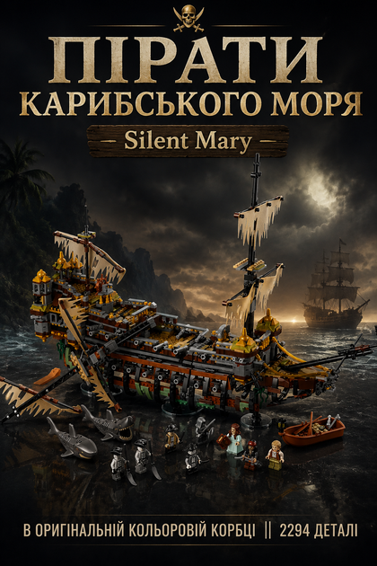 Колекційний конструктор Корабель-привид «Тиха Мері» (Silent Mary) — 71042 - Фото 1 Колекційний конструктор Корабель-привид «Тиха Мері» (Silent Mary) — 71042 - зображення 1