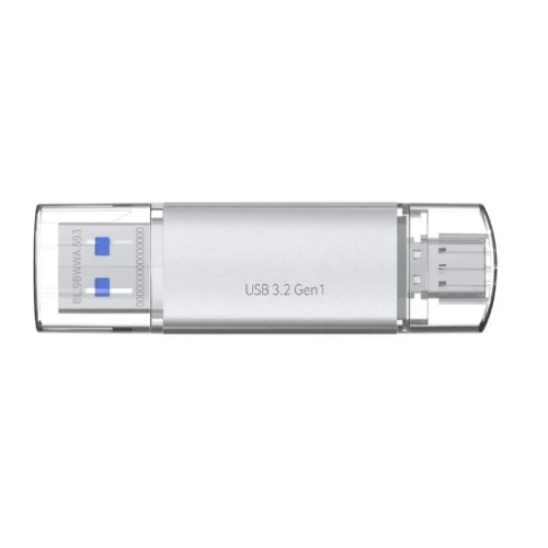 Флеш накопитель USB 16Gb Acer UT300, Silver, Type-C / USB 3.2 Gen 1 (BL.9BWWA.587) - изображение 3