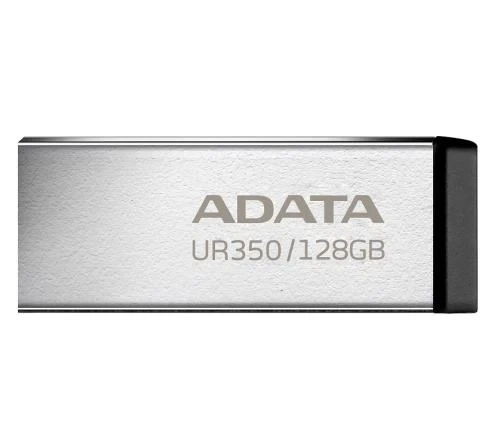 Флеш накопитель USB 128Gb ADATA UR350, Silver/Black, USB 3.2 Gen 1 (UR350-128G-RSR/BK) - изображение 2