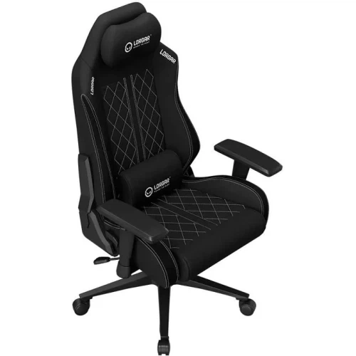 Ігрове крісло Lorgar CHA41, Black/White (LRG-CHA41-BK-WH) - зображення 3