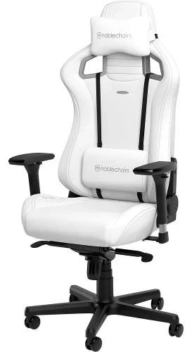 Игровое кресло Noblechairs EPIC "White Edition" (NBL-EPC-PU-WED) - Фото 2 Игровое кресло Noblechairs EPIC "White Edition" (NBL-EPC-PU-WED) - изображение 2