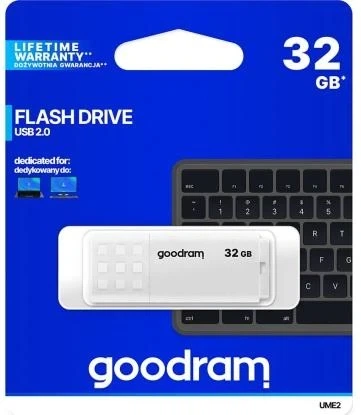 Флеш накопичувач USB 32Gb Goodram UME2, White, USB 2.0 (UME2-0320W0R11) - зображення 5