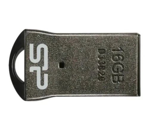 Флеш накопитель USB 16Gb Silicon Power Touch T01, Grey, USB 2.0 (SP016GBUF2T01V1K) - Фото 1 Флеш накопитель USB 16Gb Silicon Power Touch T01, Grey, USB 2.0 (SP016GBUF2T01V1K) - изображение 1