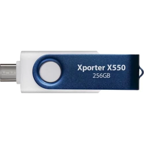 Флеш накопитель USB 256Gb Patriot Xporter X550, Blue/White, Type-C / USB 3.2 Gen 1 (PS256GX550AAD) - Фото 1 Флеш накопитель USB 256Gb Patriot Xporter X550, Blue/White, Type-C / USB 3.2 Gen 1 (PS256GX550AAD) - изображение 1