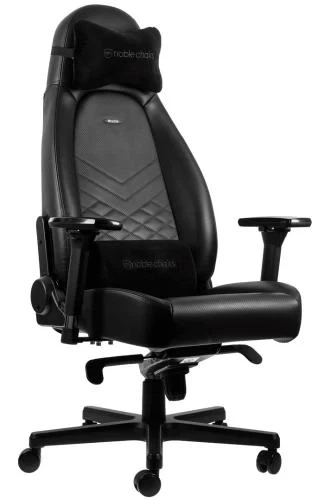 Ігрове крісло Noblechairs ICON, Black (NBL-ICN-PU-BLA) - Фото 1 Ігрове крісло Noblechairs ICON, Black (NBL-ICN-PU-BLA) - зображення 1