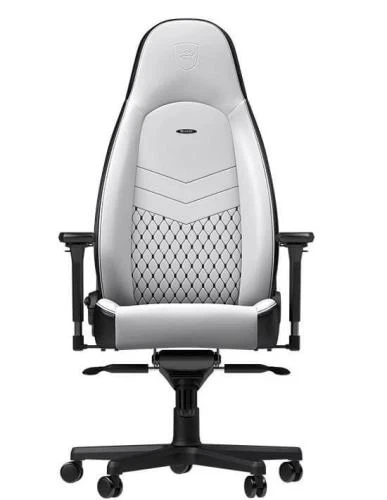 Ігрове крісло Noblechairs ICON, White/Black (NBL-ICN-PU-WBK) - Фото 2 Ігрове крісло Noblechairs ICON, White/Black (NBL-ICN-PU-WBK) - зображення 2