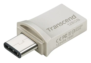 Флеш накопитель USB 128Gb Transcend JetFlash 890, Black/Silver, Type-C / USB 3.1 Gen 1(TS128GJF890S) - Фото 3 Флеш накопитель USB 128Gb Transcend JetFlash 890, Black/Silver, Type-C / USB 3.1 Gen 1(TS128GJF890S) - изображение 3