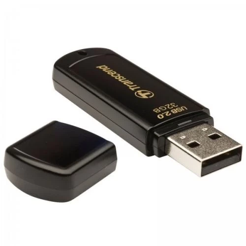 Флеш накопитель USB 32Gb Transcend JetFlash 350, Black, USB 2.0 (TS32GJF350) - Фото 1 Флеш накопитель USB 32Gb Transcend JetFlash 350, Black, USB 2.0 (TS32GJF350) - изображение 1