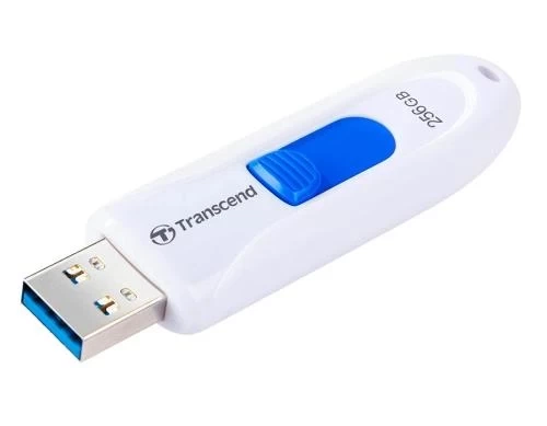 Флеш накопитель USB 256Gb Transcend JetFlash 790, White, USB 3.1 Gen 1 (TS256GJF790W) - Фото 1 Флеш накопитель USB 256Gb Transcend JetFlash 790, White, USB 3.1 Gen 1 (TS256GJF790W) - изображение 1