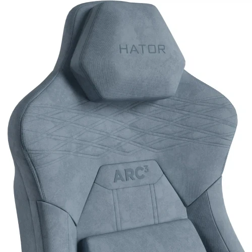 Ігрове крісло Hator Arc 3 Velour "XL", Blue (HTC3445XL) - зображення 7