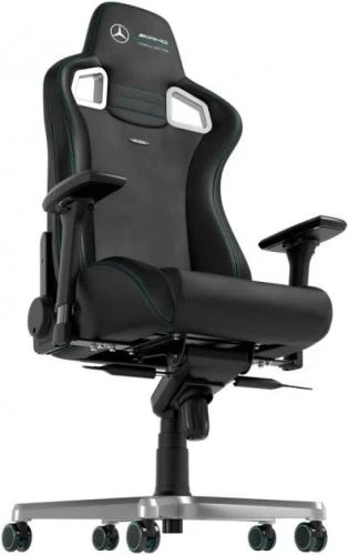 Ігрове крісло Noblechairs EPIC "Mercedes-AMG Petronas Formula One Team" (NBL-EPC-PU-MPF) - Фото 2 Ігрове крісло Noblechairs EPIC "Mercedes-AMG Petronas Formula One Team" (NBL-EPC-PU-MPF) - зображення 2