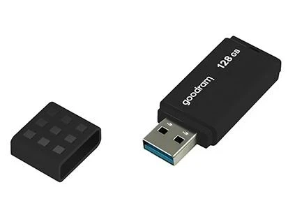 Флеш накопитель USB 128Gb Goodram UME3, Black, USB 3.2 Gen 1 (UME3-1280K0R11) - Фото 2 Флеш накопитель USB 128Gb Goodram UME3, Black, USB 3.2 Gen 1 (UME3-1280K0R11) - изображение 2