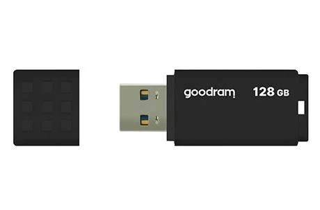 Флеш накопитель USB 128Gb Goodram UME3, Black, USB 3.2 Gen 1 (UME3-1280K0R11) - Фото 3 Флеш накопитель USB 128Gb Goodram UME3, Black, USB 3.2 Gen 1 (UME3-1280K0R11) - изображение 3
