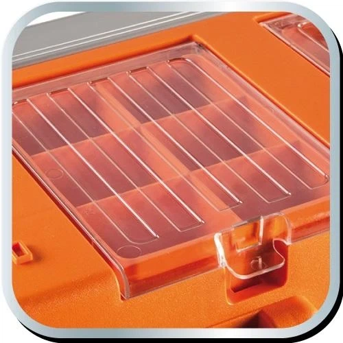 Ящик для инструмента NEO Tools 20", пластмассовый, 547x271x278 мм, Black-Orange (84-105) - изображение 4