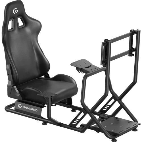Ігрове крісло кокпіт GamePro RS115, Black - Фото 1 Ігрове крісло кокпіт GamePro RS115, Black - зображення 1