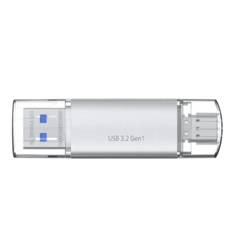 Флеш накопичувач USB 128Gb Acer UT300, Silver, Type-C / USB 3.2 Gen 1 (BL.9BWWA.590) - зображення 3
