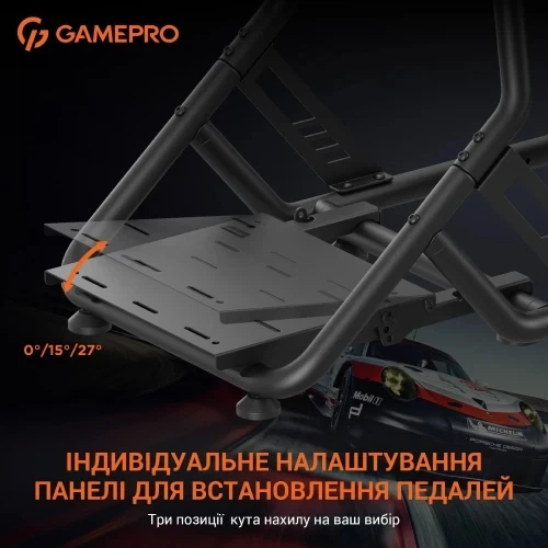 Ігрове крісло кокпіт GamePro RS115, Black - Фото 10 Ігрове крісло кокпіт GamePro RS115, Black - зображення 10