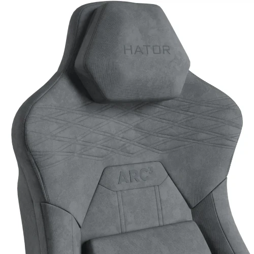 Игровое кресло Hator Arc 3 Velour "XL", Grey (HTC3446XL) - Фото 7 Игровое кресло Hator Arc 3 Velour "XL", Grey (HTC3446XL) - изображение 7