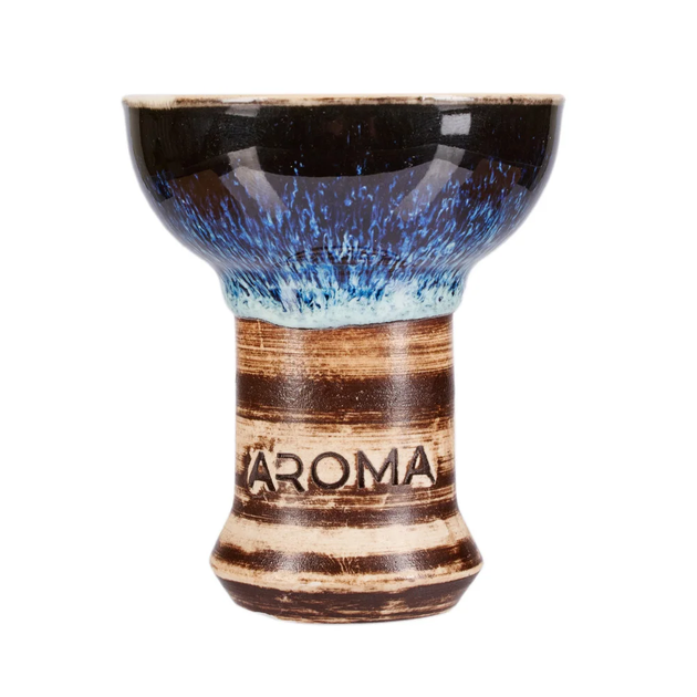 Чаша для кальяна фанел Aroma Zulu Glaze Sky синяя 8.5см глазурированая - Фото 1 Чаша для кальяна фанел Aroma Zulu Glaze Sky синяя 8.5см глазурированая - изображение 1