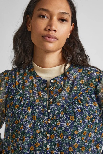 Жіноча блуза з візерунком ISEO Pepe Jeans S PL304672 - изображение 4