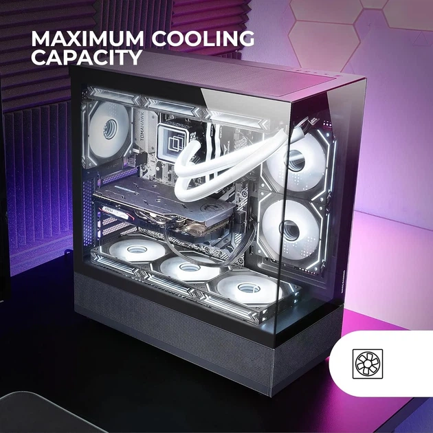 Игровой корпус Mars Gaming MC-MARS Airtech Mesh Черный - изображение 2