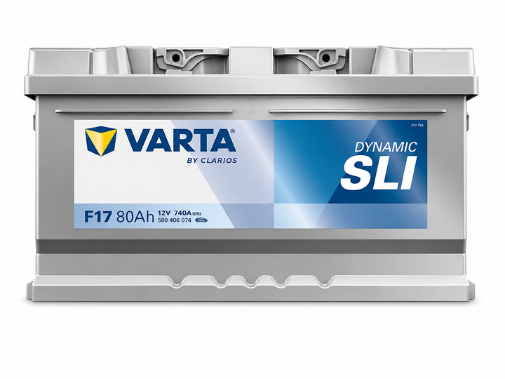 Автомобільний акумулятор Varta Dynamic SLI 12В 80Ah 740A R+ для легкового авто (580406074) - зображення 3