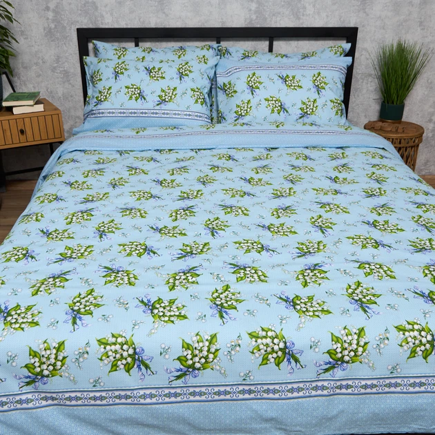Комплект постільної білизни Moon&Star Євро 200x220 см наволочки 4 х 50х70 см Morning Bloom Бязь Gold Люкс (MS-820011283) - зображення 2