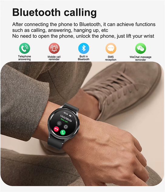 Розумний годинник Smart Watch жіночий з Bluetooth викликами тонометром повідомленнями Telegram Viber WhatsApp IP67 та спорт функці - зображення 6