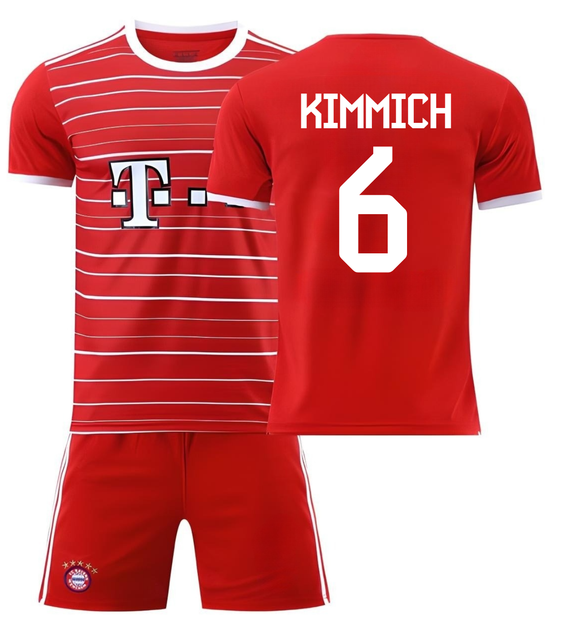 Форма футбольная детская Kimmich (Киммих) 6 Bavaria Munich (Бавария Мюнхен), сезон 24/25, 26 размер, рост 140-145 см, красная с белым - Фото 1 Форма футбольная детская Kimmich (Киммих) 6 Bavaria Munich (Бавария Мюнхен), сезон 24/25, 26 размер, рост 140-145 см, красная с белым - изображение 1