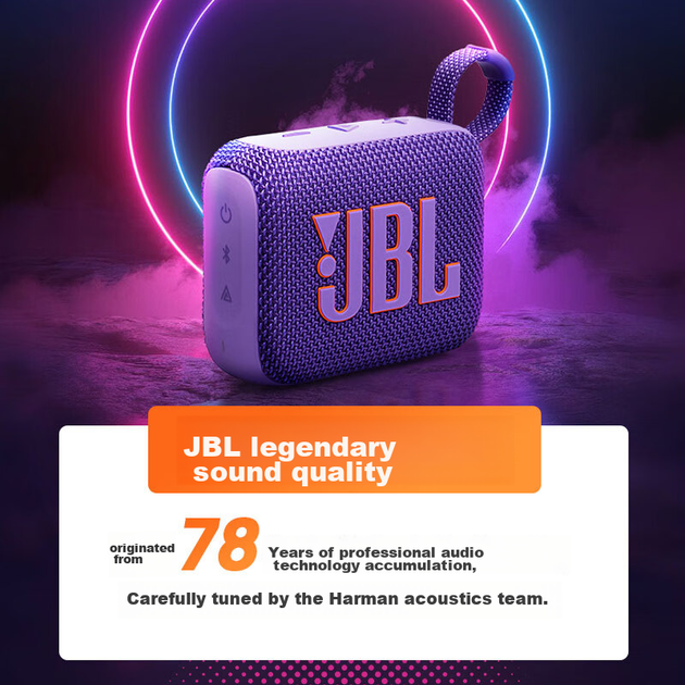 Портативная колонка JBL GO4 4.2W Black - Фото 6 Портативная колонка JBL GO4 4.2W Black - изображение 6