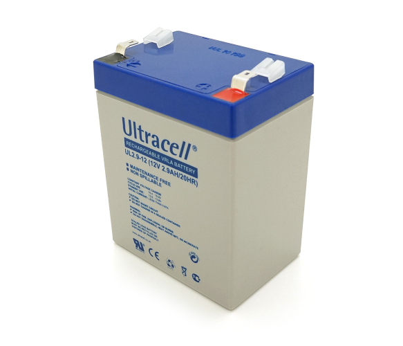 Акумулятор AGM 12V 2.9Ah Ultracell UL2.9-12 - Фото 1 Акумулятор AGM 12V 2.9Ah Ultracell UL2.9-12 - зображення 1