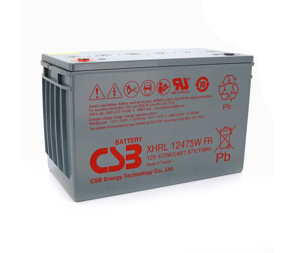 Аккумулятор AGM 12V 118.8Ah CSB XHRL12475WFR (08660) - Фото 1 Аккумулятор AGM 12V 118.8Ah CSB XHRL12475WFR (08660) - изображение 1