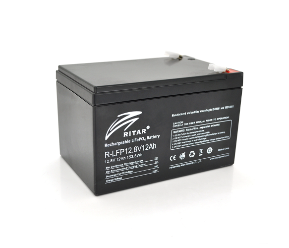 Аккумулятор LiFePO4 12.8V 12Ah 5000 циклов Ritar (07749) - Фото 1 Аккумулятор LiFePO4 12.8V 12Ah 5000 циклов Ritar (07749) - изображение 1