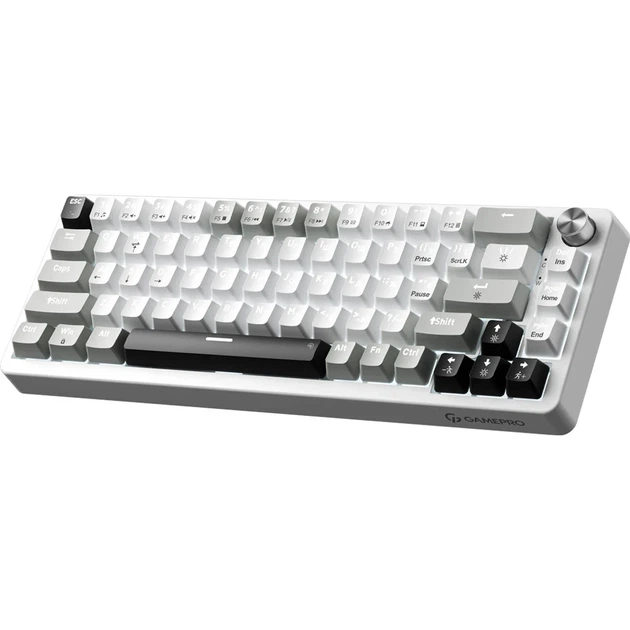Клавіатура USB GamePro Genesis Silverlight MK116 UA Grey (MK116) UA - зображення 3
