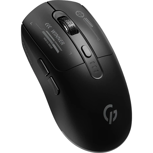Bluetooth миша GamePro Genesis Winner Wireless/Bluetooth/USB Black (GM079B) UA - Фото 4 Bluetooth миша GamePro Genesis Winner Wireless/Bluetooth/USB Black (GM079B) UA - изображение 4