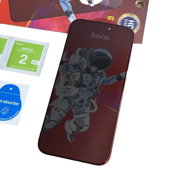 Защитное стекло антишпион на iPhone 16 Pro / iPhone 17 Hoco HD Privacy приватное затемненное 3D (ЕС-2235I17PB) - Фото 4 Защитное стекло антишпион на iPhone 16 Pro / iPhone 17 Hoco HD Privacy приватное затемненное 3D (ЕС-2235I17PB) - изображение 4