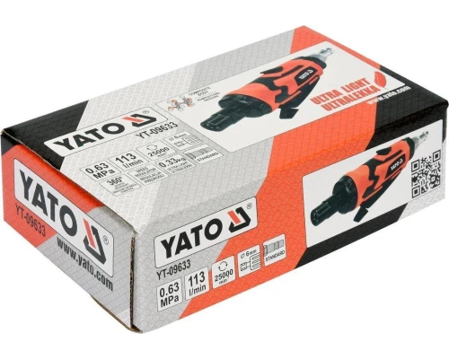 Шлифмашина пневматическая YATO YT-09633 - Фото 3 Шлифмашина пневматическая YATO YT-09633 - изображение 3