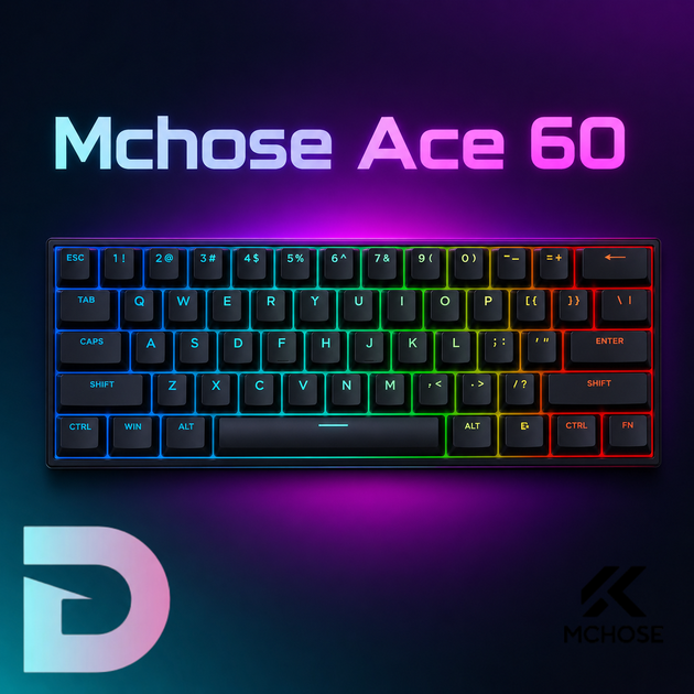 Магнитная клавиатура Mchose Ace 60 Hall Effect Magnetic Switch